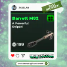 BARRET M82 Fast Delivery - War Tycoon