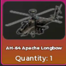 AH-64 apache longbow - Real Stock - Quick Delivery - War Tycoon