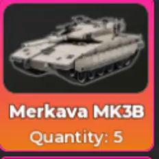 Merkava MK3B- Real Stock - Quick Delivery - War Tycoon