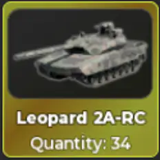 Leopard 2A-RC- Real Stock - Quick Delivery - War Tycoon